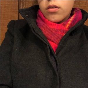 Old Navy Pink Plaid Scarf